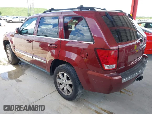 ✅ 2008 Jeep Grand Cherokee Limited • VIN: 1J8HS58N68C207828 • Лот: 42933048. Опубліковано раніше на IAAI з пробігом 203 446 миль. Безкоштовний доступ до архіву аукціонних продажів зі США та докладний звіт про історію автомобіля на DreamBid. Зображення 3.