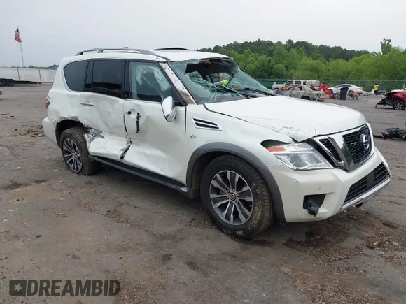 ✅ 2018 Nissan Armada SV • VIN: JN8AY2ND3JX000558 • Lot: 44979590. Wystawiony na IAAI z przebiegiem 120 327 mil. Bezpłatny archiwum sprzedaży aukcyjnych z USA i szczegółowy raport historii pojazdu na DreamBid. Zdjęcie 1.