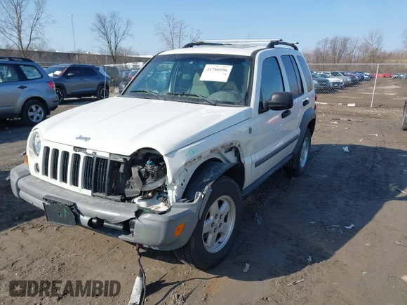 ✅ 2005 Jeep Liberty Sport • VIN: 1J4GL48K25W603260 • Lot: 41780096. Listed on IAAI with 127,193 mi. Free auction sales archive from the USA and detailed vehicle history report at DreamBid. Image 2.