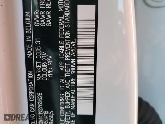 ✅ 2022 Volvo XC40 Momentum • VIN: YV4AC2HK1N2769628 • Lot: 43742963. Wystawiony na Copart z przebiegiem 11 809 mil. Bezpłatny archiwum sprzedaży aukcyjnych z USA i szczegółowy raport historii pojazdu na DreamBid. Zdjęcie 13.