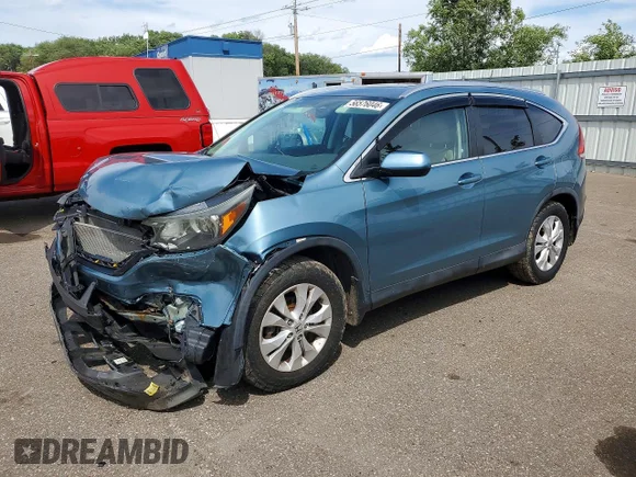 ✅ 2014 Honda CR-V EX-L • VIN: 2HKRM4H76EH641457 • Lot: 56576046. Listed on Copart with 94,874 mi. Free auction sales archive from the USA and detailed vehicle history report at DreamBid. Image 1.