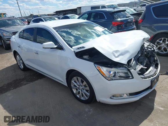✅ 2016 Buick LaCrosse Leather • VIN: 1G4GB5GR1GF182191 • Lot: 44595309. Listed on IAAI with 136,827 mi. Free auction sales archive from the USA and detailed vehicle history report at DreamBid. Image 1.
