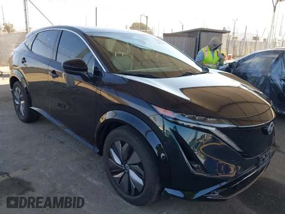 ✅ 2024 Nissan ARIYA Evolve+ • VIN: JN1BF0BA6RM431335 • Lot: 43046119. Wystawiony na IAAI z przebiegiem 8 188 mil. Bezpłatny archiwum sprzedaży aukcyjnych z USA i szczegółowy raport historii pojazdu na DreamBid. Zdjęcie 1.