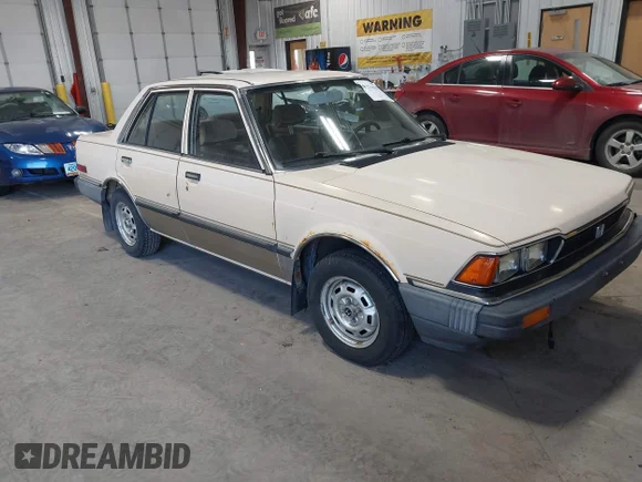 ✅ 1983 Honda Accord • VIN: JHMSZ7424DC183408 • Lot: 43274555. Listed on IAAI with 968,480 mi. Free auction sales archive from the USA and detailed vehicle history report at DreamBid. Image 1.