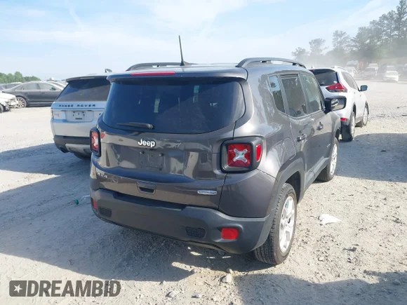 ✅ 2018 Jeep Renegade Latitude • VIN: ZACCJBBB5JPJ38582 • Lot: 45145913. Wystawiony na IAAI z przebiegiem 98 765 mil. Bezpłatny archiwum sprzedaży aukcyjnych z USA i szczegółowy raport historii pojazdu na DreamBid. Zdjęcie 4.