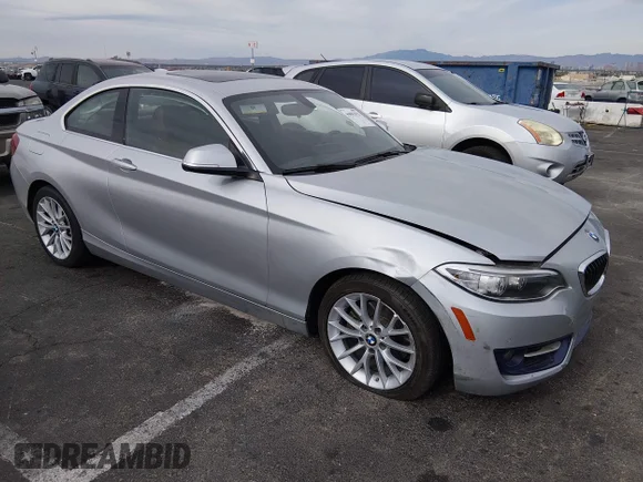 ✅ 2016 BMW 2 Series 228i • VIN: WBA1F9C56GV742573 • Лот: 44882073. Опубліковано раніше на IAAI з пробігом 82 265 миль. Безкоштовний доступ до архіву аукціонних продажів зі США та докладний звіт про історію автомобіля на DreamBid. Зображення 1.