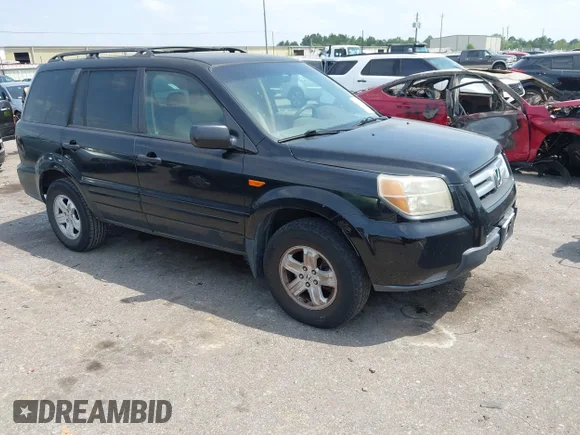 ✅ 2007 Honda Pilot LX • VIN: 2HKYF18157H508126 • Лот: 44979587. Опубліковано раніше на IAAI з пробігом 193 031 миль. Безкоштовний доступ до архіву аукціонних продажів зі США та докладний звіт про історію автомобіля на DreamBid. Зображення 1.