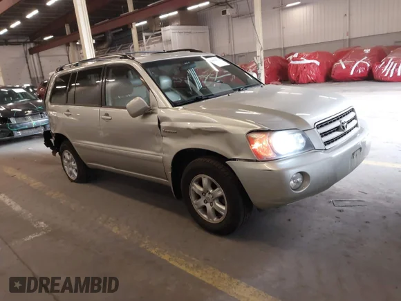 ✅ 2003 Toyota Highlander Limited • VIN: JTEHF21A530140890 • Lot: 44958534. Listed on IAAI with 141,211 mi. Free auction sales archive from the USA and detailed vehicle history report at DreamBid. Image 1.