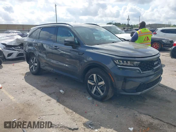 ✅ 2023 Kia Sorento S • VIN: 5XYRL4LC8PG239229 • Lot: 44681707. Listed on IAAI with 45,182 mi. Free auction sales archive from the USA and detailed vehicle history report at DreamBid. Image 1.