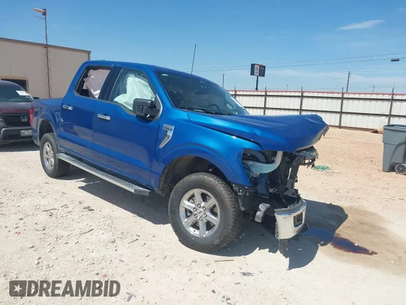 ✅ 2025 Ford F-150 XLT • VIN: 1FTFW3L53SKE55207 • Лот: 45068110. Опубликован ранее на IAAI с пробегом 28 560 миль. Бесплатный доступ к архиву аукционных продаж из США и подробный отчёт об истории автомобиля на DreamBid. Изображение 1.
