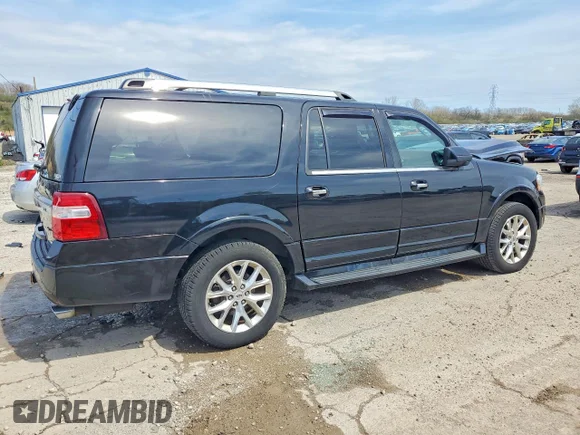 ✅ 2016 Ford Expedition Max Limited • VIN: 1FMJK2AT1GEF13009 • Лот: 49597806. Опубліковано раніше на Copart з пробігом 136 985 миль. Безкоштовний доступ до архіву аукціонних продажів зі США та докладний звіт про історію автомобіля на DreamBid. Зображення 3.