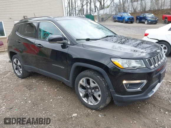 ✅ 2018 Jeep Compass Limited • VIN: 3C4NJDCB0JT315344 • Lot: 44799630. Wystawiony na IAAI z przebiegiem 70 734 mil. Bezpłatny archiwum sprzedaży aukcyjnych z USA i szczegółowy raport historii pojazdu na DreamBid. Zdjęcie 1.