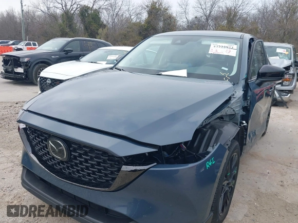 ✅ 2025 Mazda CX-5 S Carbon Edition • VIN: JM3KFBCM2S0694864 • Lot: 44222973. Wystawiony na IAAI z przebiegiem 19 164 mil. Bezpłatny archiwum sprzedaży aukcyjnych z USA i szczegółowy raport historii pojazdu na DreamBid. Zdjęcie 2.