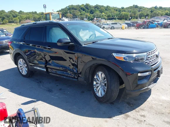 ✅ 2023 Ford Explorer Limited • VIN: 1FMSK8FH2PGB51112 • Lot: 43168081. Wystawiony na IAAI z przebiegiem 25 524 mil. Bezpłatny archiwum sprzedaży aukcyjnych z USA i szczegółowy raport historii pojazdu na DreamBid. Zdjęcie 1.