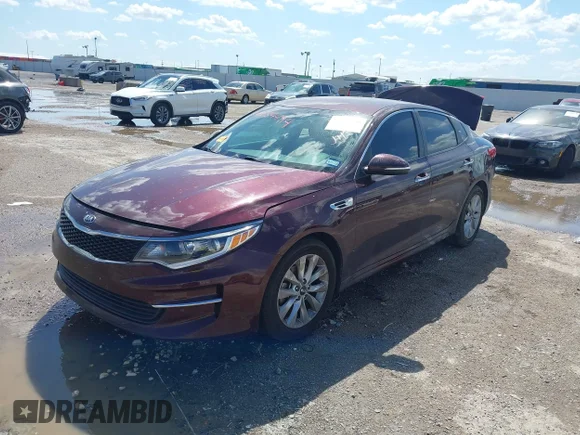 ✅ 2018 Kia Optima LX • VIN: 5XXGT4L30JG273734 • Lot: 44584494. Listed on IAAI with 108,790 mi. Free auction sales archive from the USA and detailed vehicle history report at DreamBid. Image 2.
