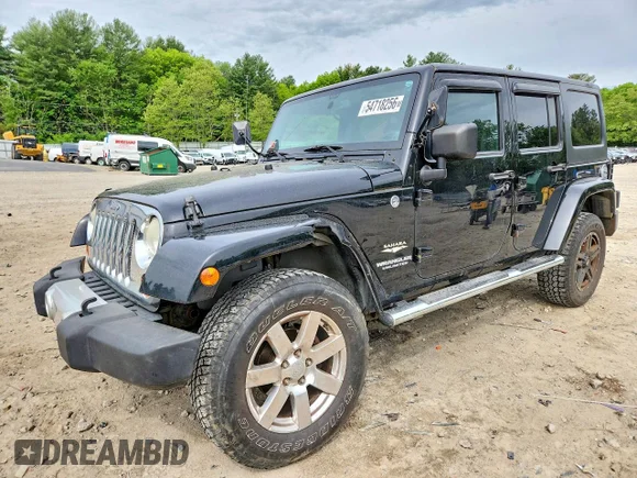 ✅ 2013 Jeep Wrangler Unlimited Sahara • VIN: 1C4HJWEGXDL678493 • Лот: 54718256. Опубліковано раніше на Copart з пробігом 190 202 миль. Безкоштовний доступ до архіву аукціонних продажів зі США та докладний звіт про історію автомобіля на DreamBid. Зображення 1.