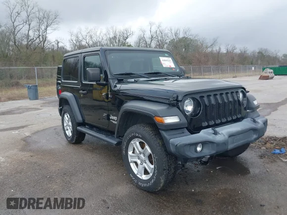 ✅ 2019 Jeep Wrangler Sport S • VIN: 1C4HJXAN4KW682027 • Лот: 44069265. Опубликован ранее на IAAI с пробегом 45 983 миль. Бесплатный доступ к архиву аукционных продаж из США и подробный отчёт об истории автомобиля на DreamBid. Изображение 1.