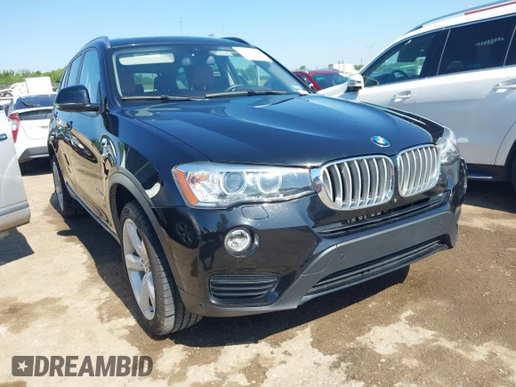 ✅ 2017 BMW X3 xDrive28i • VIN: 5UXWX9C32H0W71597 • Lot: 45210271. Listed on IAAI with 91,616 mi. Free auction sales archive from the USA and detailed vehicle history report at DreamBid. Image 1.