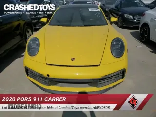 ✅ 2020 Porsche 911 Carrera S • VIN: WP0AB2A90LS225454 • Lot: 65549805. Listed on Copart with 31,489 mi. Free auction sales archive from the USA and detailed vehicle history report at DreamBid. Image 16.