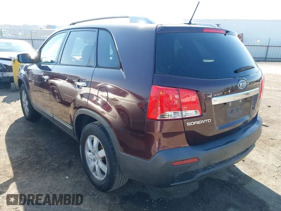✅ 2011 Kia Sorento LX • VIN: 5XYKT4A10BG127794 • Lot: 44320712. Listed on IAAI with Not provided. Free auction sales archive from the USA and detailed vehicle history report at DreamBid. Image 3.