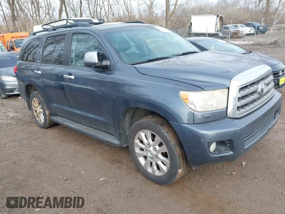 ✅ 2008 Toyota Sequoia Platinum • VIN: 5TDBY67A78S012853 • Lot: 44075561. Wystawiony na IAAI z przebiegiem 251 555 mil. Bezpłatny archiwum sprzedaży aukcyjnych z USA i szczegółowy raport historii pojazdu na DreamBid. Zdjęcie 1.