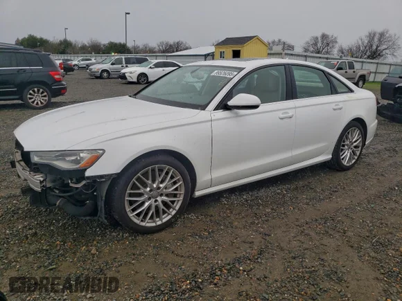 ✅ 2016 Audi A6 Premium • VIN: WAUFFAFC2GN015755 • Лот: 99526095. Опубліковано раніше на Copart з пробігом 124 590 миль. Безкоштовний доступ до архіву аукціонних продажів зі США та докладний звіт про історію автомобіля на DreamBid. Зображення 1.