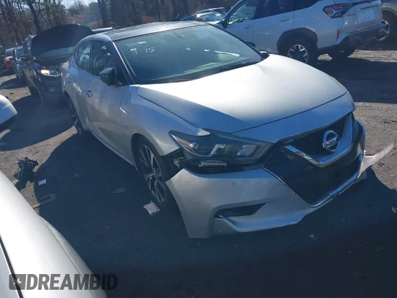 ✅ 2016 Nissan Maxima SL • VIN: 1N4AA6AP1GC901165 • Lot: 44670697. Listed on IAAI with 57,174 mi. Free auction sales archive from the USA and detailed vehicle history report at DreamBid. Image 1.