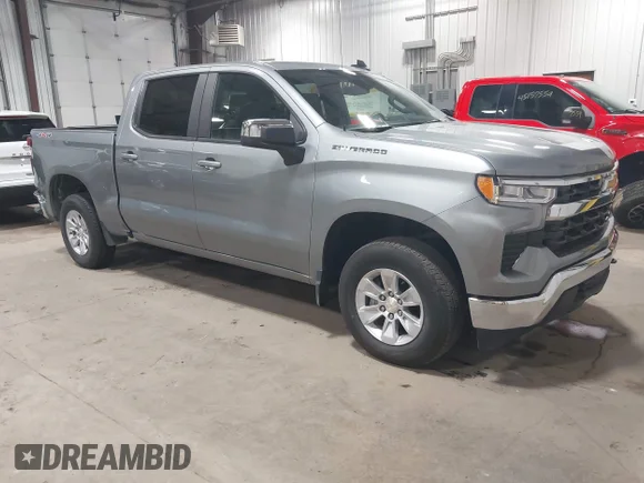 ✅ 2026 Chevrolet Silverado 1500 LT • VIN: 1GCUKDEDXTZ222110 • Lot: 45158248. Wystawiony na IAAI z przebiegiem 9 632 mil. Bezpłatny archiwum sprzedaży aukcyjnych z USA i szczegółowy raport historii pojazdu na DreamBid. Zdjęcie 1.