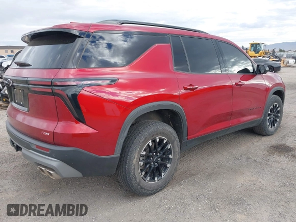✅ 2024 Chevrolet Traverse AWD Z71 • VIN: 1GNEVJKS3RJ149934 • Lot: 44224346. Wystawiony na IAAI z przebiegiem 43 272 mil. Bezpłatny archiwum sprzedaży aukcyjnych z USA i szczegółowy raport historii pojazdu na DreamBid. Zdjęcie 4.