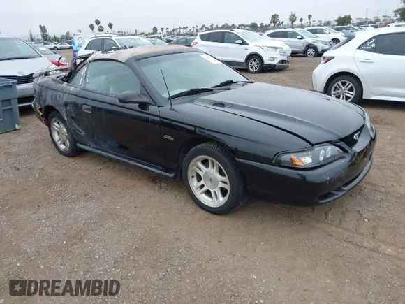 ✅ 1998 Ford Mustang GT • VIN: 1FAFP45X7WF273743 • Лот: 42440313. Опубліковано раніше на IAAI з пробігом 157 574 миль. Безкоштовний доступ до архіву аукціонних продажів зі США та докладний звіт про історію автомобіля на DreamBid. Зображення 1.