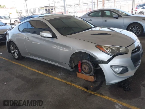 ✅ 2013 Hyundai Genesis Coupe Track • VIN: KMHHU6KJ9DU106148 • Лот: 42961569. Опубликован ранее на IAAI с пробегом 154 900 миль. Бесплатный доступ к архиву аукционных продаж из США и подробный отчёт об истории автомобиля на DreamBid. Изображение 1.