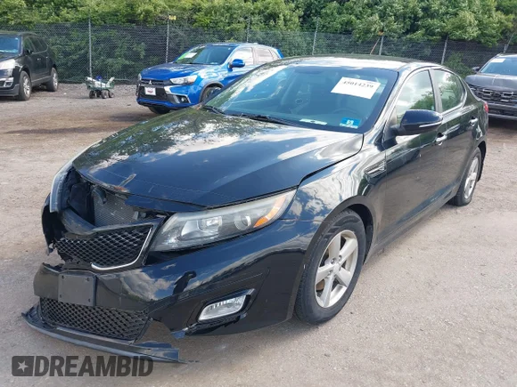✅ 2014 Kia Optima LX • VIN: 5XXGM4A78EG301241 • Lot: 45014239. Listed on IAAI with 130,791 mi. Free auction sales archive from the USA and detailed vehicle history report at DreamBid. Image 2.