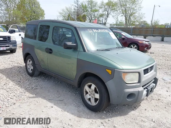 ✅ 2003 Honda Element EX • VIN: 5J6YH28573L038961 • Лот: 42149850. Опубликован ранее на IAAI с пробегом 229 319 миль. Бесплатный доступ к архиву аукционных продаж из США и подробный отчёт об истории автомобиля на DreamBid. Изображение 1.