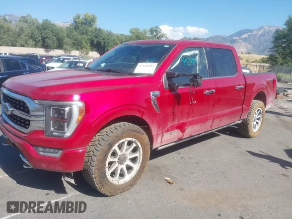 ✅ 2022 Ford F-150 King Ranch • VIN: 1FTFW1ED0NFC17143 • Lot: 43144393. Wystawiony na IAAI z przebiegiem 27 528 mil. Bezpłatny archiwum sprzedaży aukcyjnych z USA i szczegółowy raport historii pojazdu na DreamBid. Zdjęcie 2.