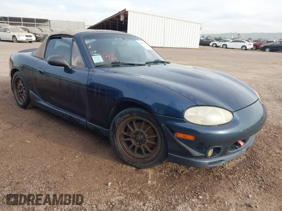 ✅ 2000 Mazda MX-5 Miata • VIN: JM1NB3531Y0150733 • Лот: 44007016. Опубликован ранее на IAAI с пробегом 145 925 миль. Бесплатный доступ к архиву аукционных продаж из США и подробный отчёт об истории автомобиля на DreamBid. Изображение 1.