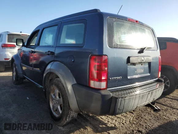 ✅ 2008 Dodge Nitro SXT • VIN: 1D8GT28K58W167102 • Lot: 78388414. Listed on Copart with Not provided. Free auction sales archive from the USA and detailed vehicle history report at DreamBid. Image 2.