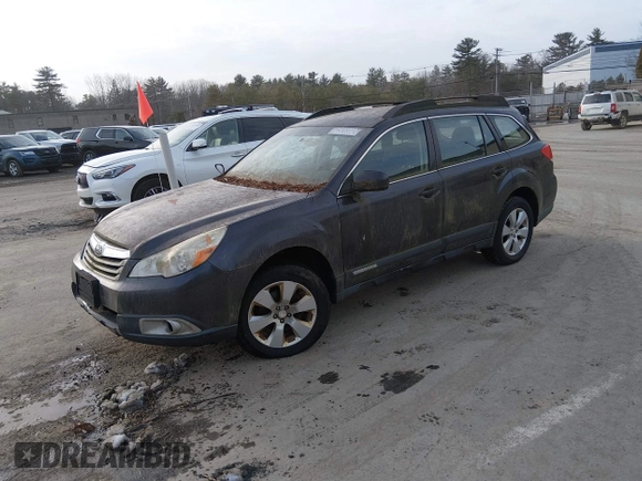 ✅ 2012 Subaru Outback 2.5i • VIN: 4S4BRBAC0C3258701 • Lot: 44600398. Listed on IAAI with 185,692 mi. Free auction sales archive from the USA and detailed vehicle history report at DreamBid. Image 2.