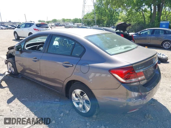 ✅ 2013 Honda Civic LX • VIN: 19XFB2F52DE289575 • Лот: 45124499. Опубліковано раніше на IAAI з пробігом 151 526 миль. Безкоштовний доступ до архіву аукціонних продажів зі США та докладний звіт про історію автомобіля на DreamBid. Зображення 3.