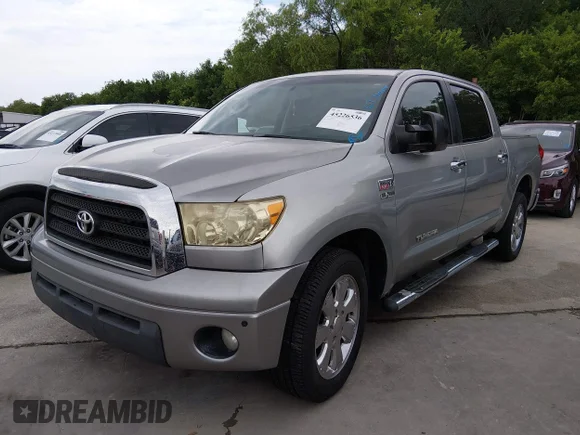 ✅ 2007 Toyota Tundra Limited • VIN: 5TBEV58167S455517 • Лот: 45226536. Опубліковано раніше на IAAI з пробігом 222 498 миль. Безкоштовний доступ до архіву аукціонних продажів зі США та докладний звіт про історію автомобіля на DreamBid. Зображення 2.