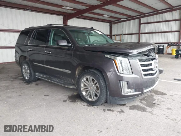 ✅ 2015 Cadillac Escalade • VIN: 1GYS4AKJ9FR187388 • Lot: 43529807. Wystawiony na IAAI z przebiegiem 123 737 mil. Bezpłatny archiwum sprzedaży aukcyjnych z USA i szczegółowy raport historii pojazdu na DreamBid. Zdjęcie 1.