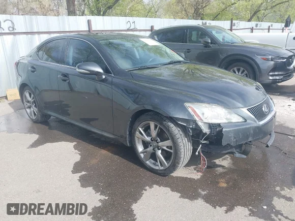 ✅ 2009 Lexus IS 250 • VIN: JTHBK262X95089761 • Lot: 44780242. Listed on IAAI with 209,224 mi. Free auction sales archive from the USA and detailed vehicle history report at DreamBid. Image 1.