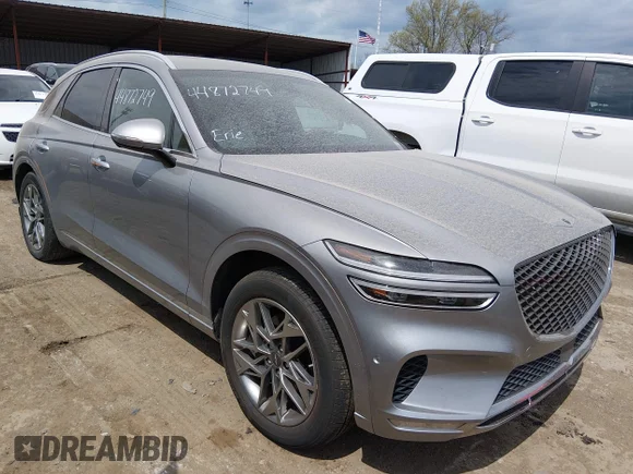 ✅ 2022 Genesis GV70 2.5T • VIN: KMUMADTB5NU046083 • Лот: 44872749. Опубликован ранее на IAAI с пробегом 42 561 миль. Бесплатный доступ к архиву аукционных продаж из США и подробный отчёт об истории автомобиля на DreamBid. Изображение 1.