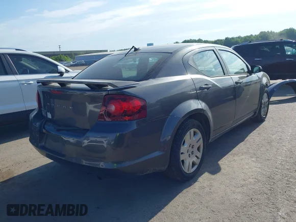 ✅ 2014 Dodge Avenger SE • VIN: 1C3CDZAB8EN181904 • Lot: 45322427. Wystawiony na IAAI z przebiegiem 246 646 mil. Bezpłatny archiwum sprzedaży aukcyjnych z USA i szczegółowy raport historii pojazdu na DreamBid. Zdjęcie 4.