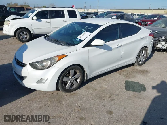 ✅ 2013 Hyundai Elantra GLS • VIN: 5NPDH4AE4DH390248 • Lot: 44508072. Wystawiony na IAAI z przebiegiem 162 223 mil. Bezpłatny archiwum sprzedaży aukcyjnych z USA i szczegółowy raport historii pojazdu na DreamBid. Zdjęcie 2.