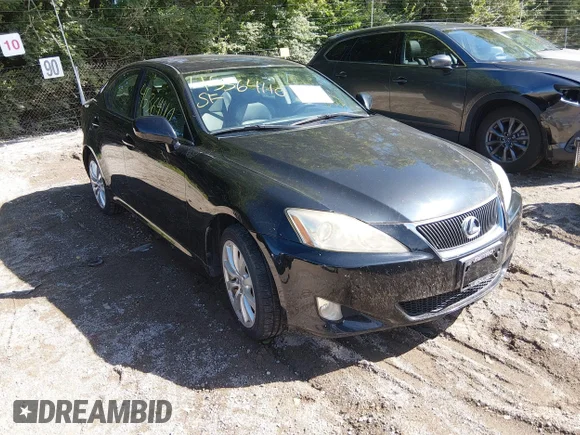 ✅ 2008 Lexus IS 250 • VIN: JTHCK262785021453 • Lot: 45364110. Listed on IAAI with 158,496 mi. Free auction sales archive from the USA and detailed vehicle history report at DreamBid. Image 1.