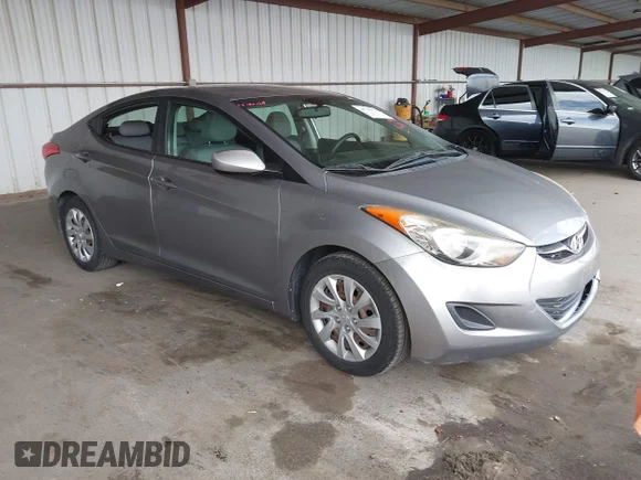 ✅ 2012 Hyundai Elantra GLS • VIN: KMHDH4AEXCU230505 • Lot: 45329774. Listed on IAAI with 104,183 mi. Free auction sales archive from the USA and detailed vehicle history report at DreamBid. Image 1.