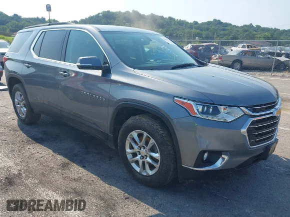 ✅ 2020 Chevrolet Traverse LT Cloth • VIN: 1GNERGKW6LJ143840 • Лот: 42898178. Опубликован ранее на IAAI с пробегом 146 256 миль. Бесплатный доступ к архиву аукционных продаж из США и подробный отчёт об истории автомобиля на DreamBid. Изображение 1.