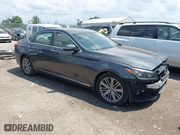 ✅ 2018 Genesis G80 3.8L • VIN: KMHGN4JE9JU228506 • Lot: 45544729. Wystawiony na IAAI z przebiegiem 188 438 mil. Bezpłatny archiwum sprzedaży aukcyjnych z USA i szczegółowy raport historii pojazdu na DreamBid. Zdjęcie 1.