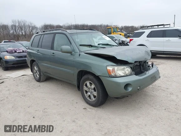 ✅ 2005 Toyota Highlander Limited • VIN: JTEDP21A750090654 • Lot: 44629119. Listed on IAAI with 237,943 mi. Free auction sales archive from the USA and detailed vehicle history report at DreamBid. Image 1.