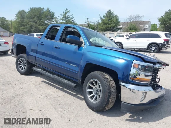 ✅ 2018 Chevrolet Silverado 1500 LT • VIN: 1GCVKRECXJZ233856 • Lot: 44939704. Listed on IAAI with 150,145 mi. Free auction sales archive from the USA and detailed vehicle history report at DreamBid. Image 1.